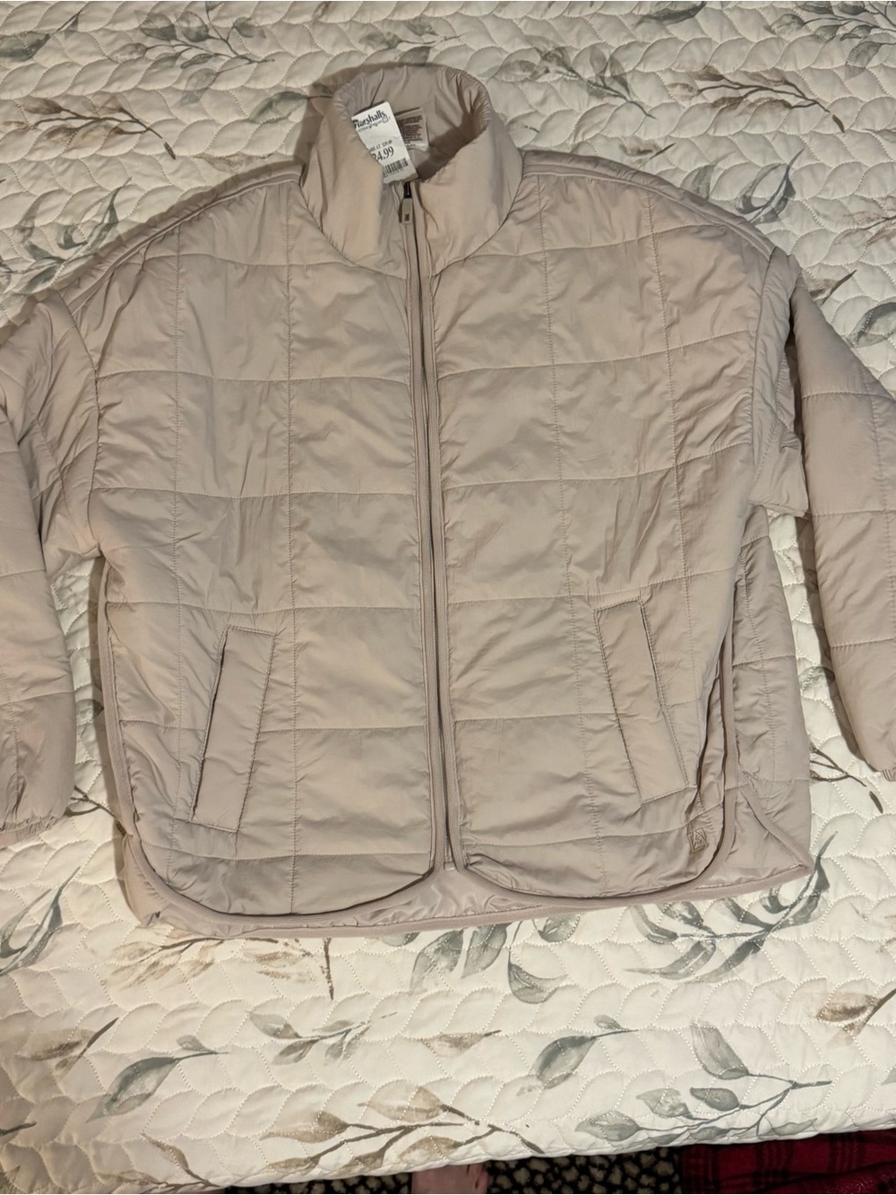 Avalanche Outdoor Supply Lightweight Quilted Puffer Jacket Sand/Beige Large
